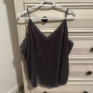 NWOT Express Velvet Downtown Cami